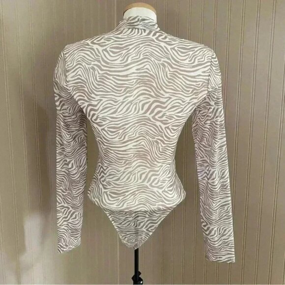 Primark Sheer Stretchy Bodysuit Women’s Size Small - Picture 5 of 7